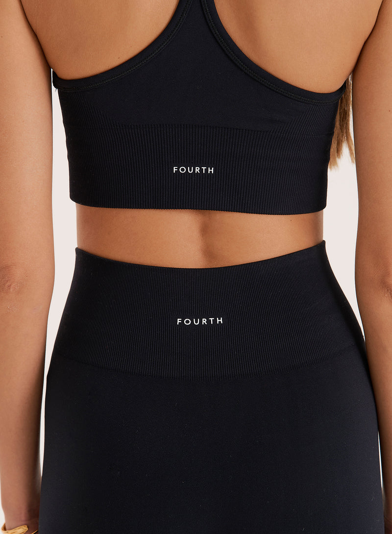 Black Sculpting Seamless Gym Leggings- Tyler