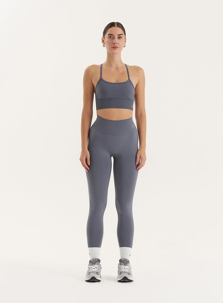 Grey Sculpting Seamless Gym Leggings- Tyler