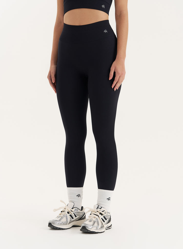 Black Sculpting Seamless Gym Leggings- Tyler