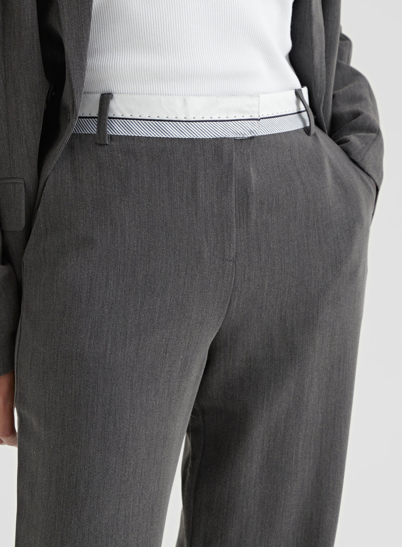 Dark Grey Tailored Trousers – Mihalia  