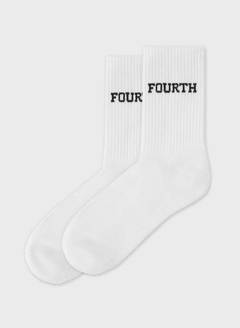 White Multipack Fourth Studio Socks