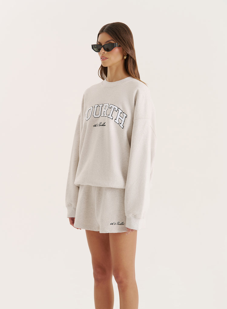 Grey Fourth Branded Sweatshirt- Leon