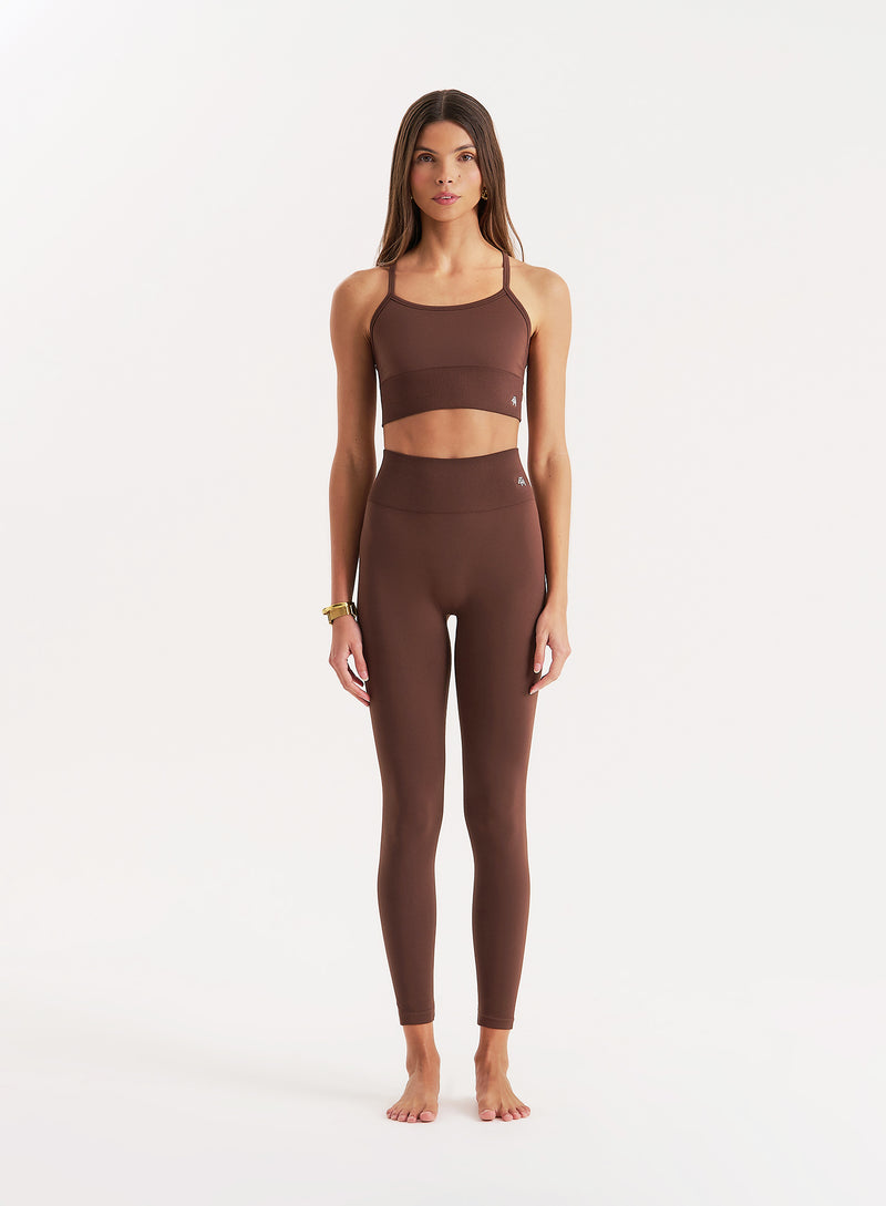 Chocolate Sculpting Seamless Gym Leggings- Tyler