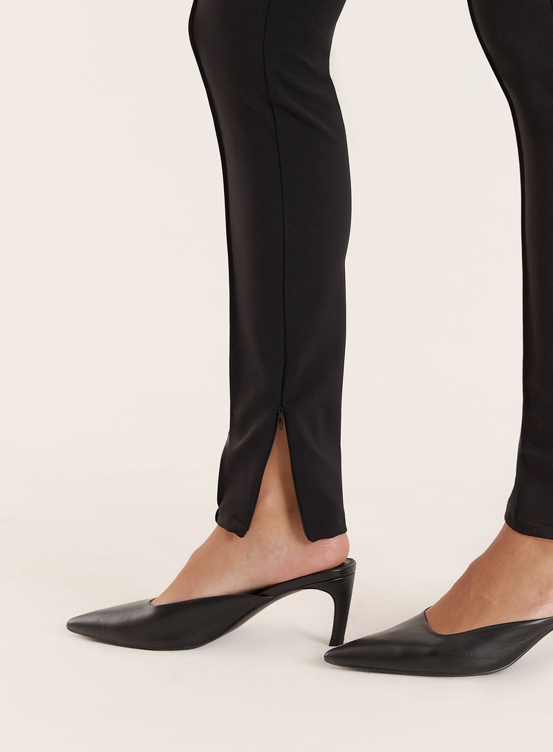 Black Slim Fit Tailored Stretch Trouser