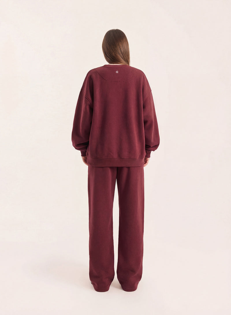 Burgundy Fourth Branded Sweatshirt