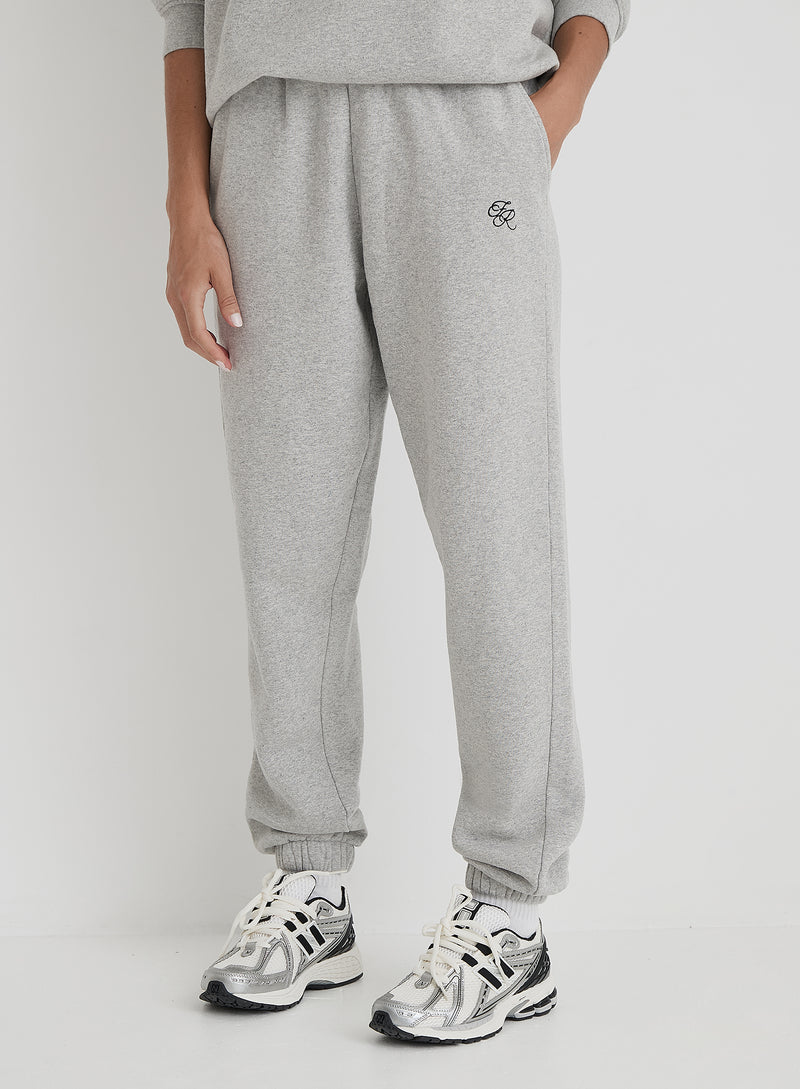 Grey Fourth Branded Cuffed Jogger- Arlo