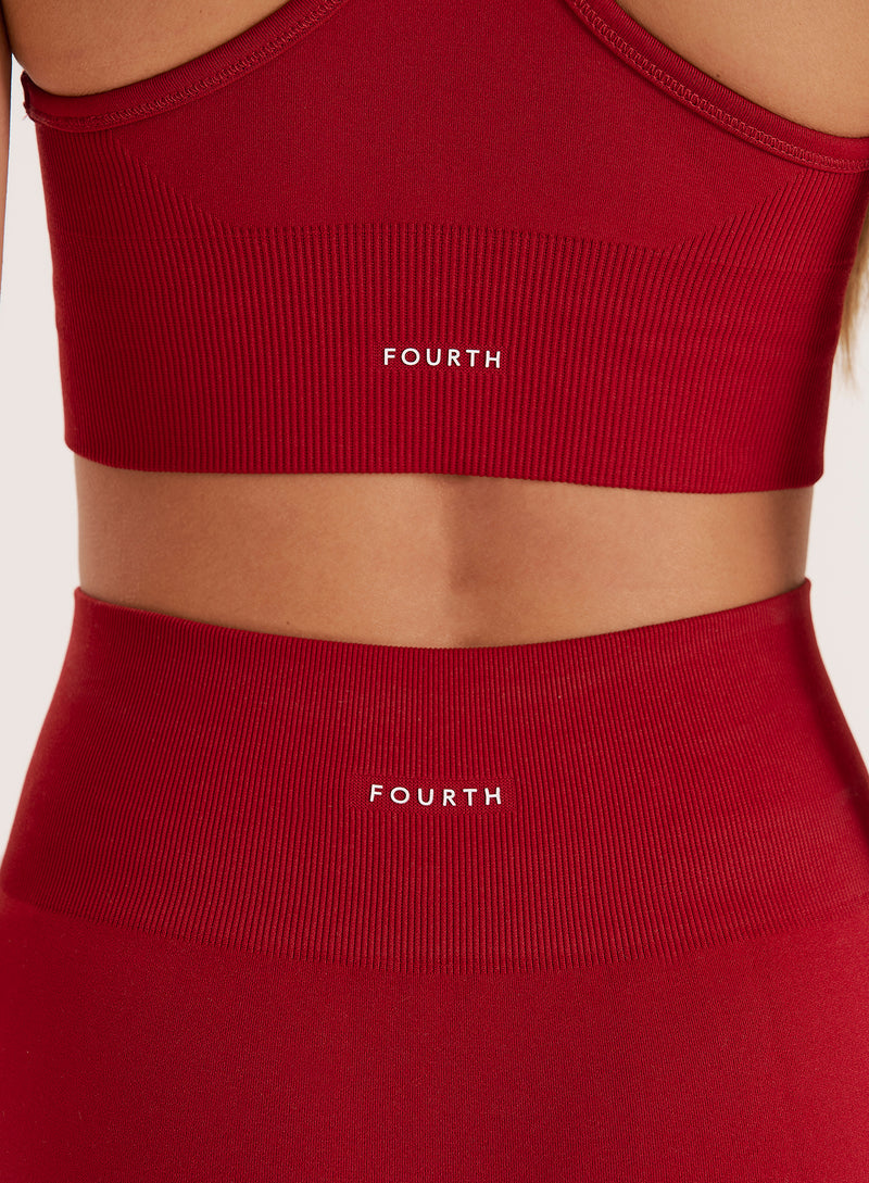 Red Sculpting Seamless Gym Leggings- Tyler