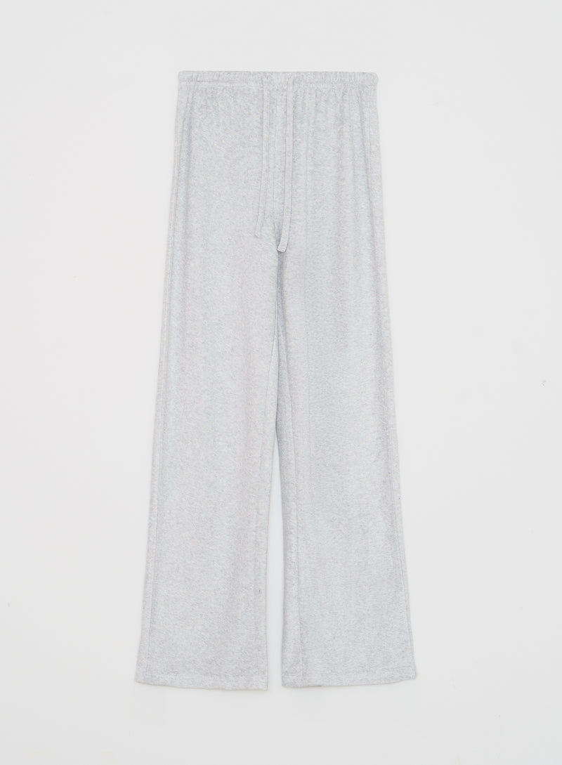 Grey Towelling Trouser