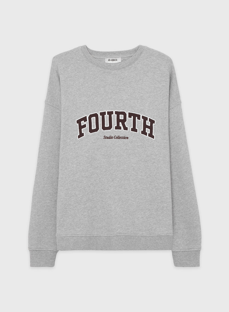 Grey Marl Fourth Studio Oversized Sweatshirt – Dianna