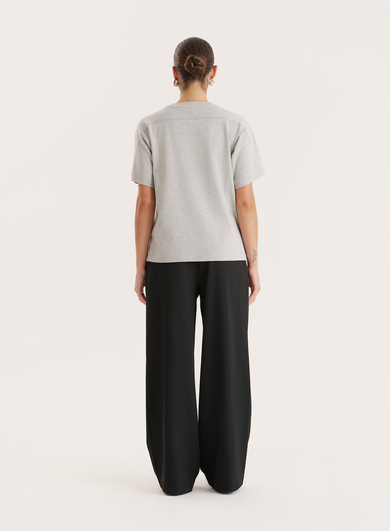 Grey Fourth Studio Cotton T-Shirt-Nina