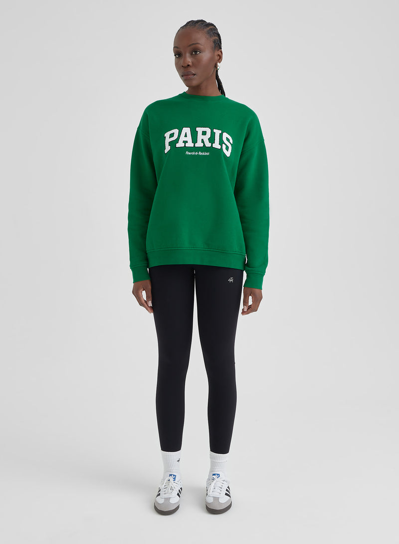 Green Oversized Paris Sweatshirt - Otis