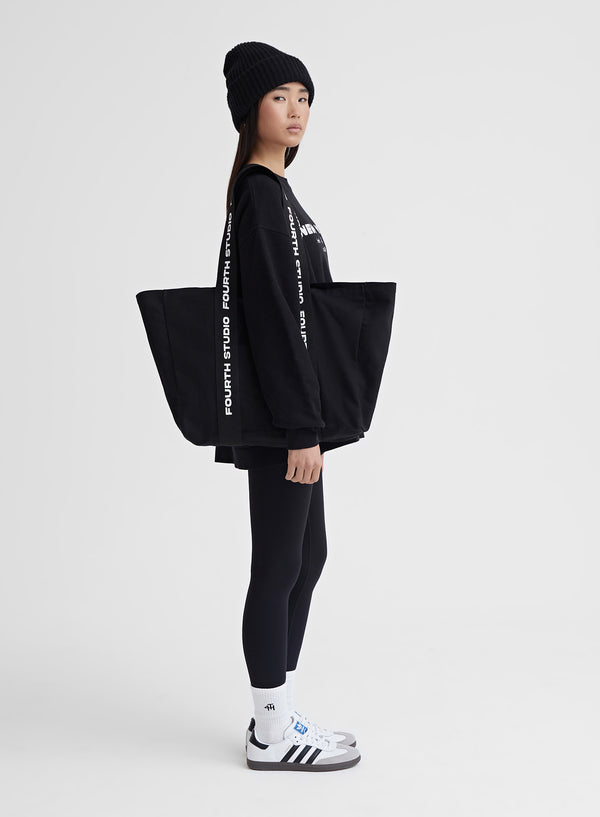 Black Fourth Studio Branded Strap Tote Bag - Abi