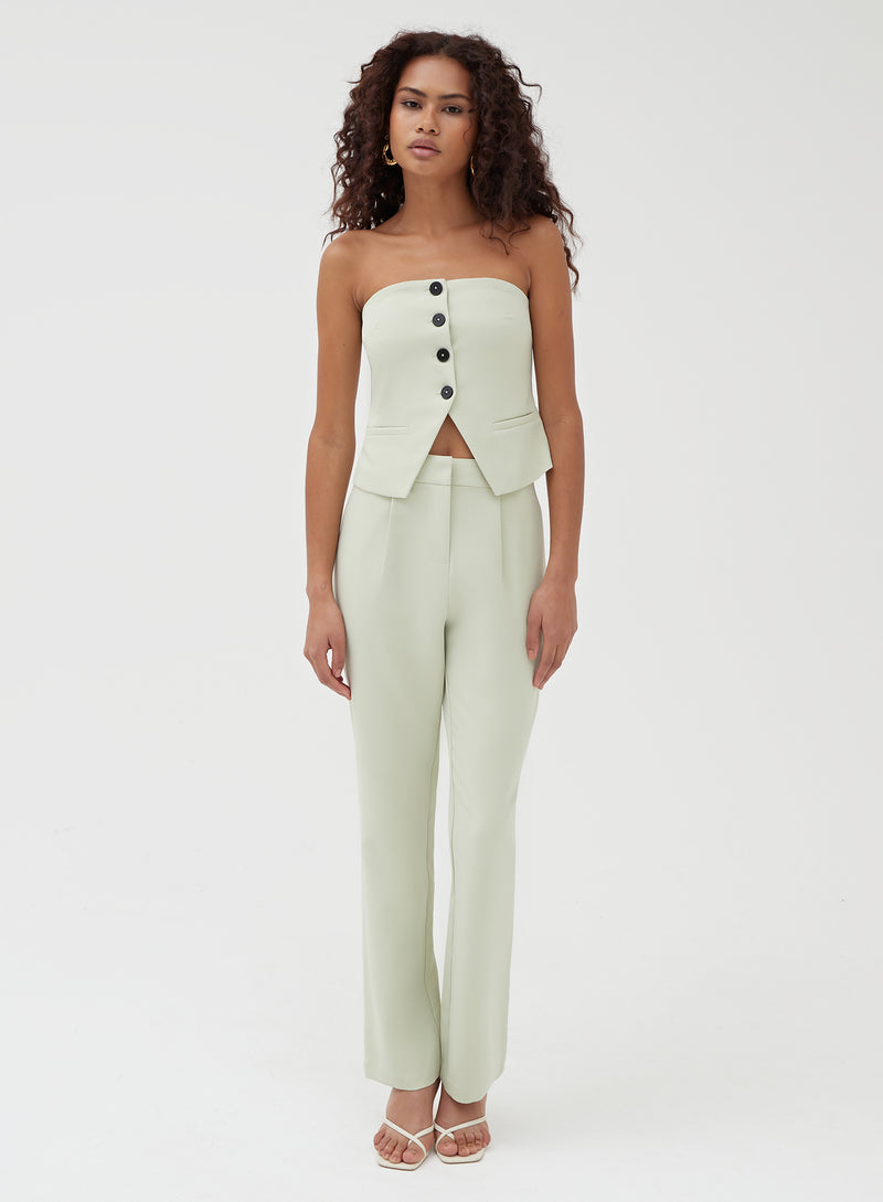 Sage Tailored Trouser - Charl