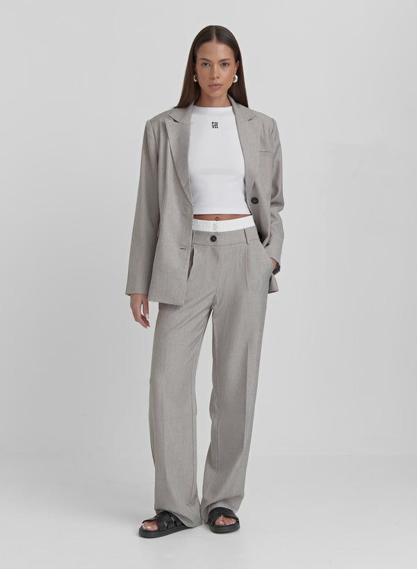 Grey PVE Tailored Trouser- Taylor
